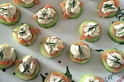 Gurken-Lachs-Häppchen 9