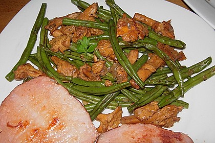 Grüner Bohnen-Pfifferling-Salat 2