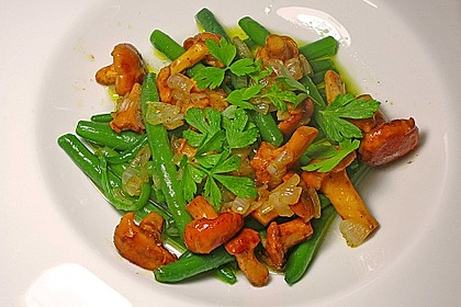 Grüner Bohnen-Pfifferling-Salat 3