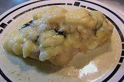 Hähnchenfilets mit Käsehaube 17