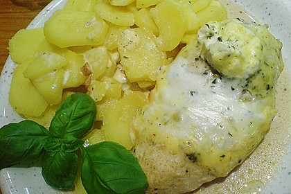 Hähnchenfilets mit Käsehaube 11
