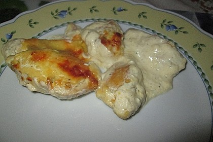 Hähnchenfilets mit Käsehaube 14