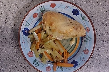 Hähnchenfilets mit Käsehaube 8