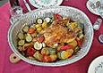 Brath&auml;hnchen in Oliven&ouml;l mit mediterranem Gem&uuml;se