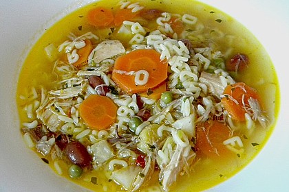 Scharfe Hühnersuppe 5