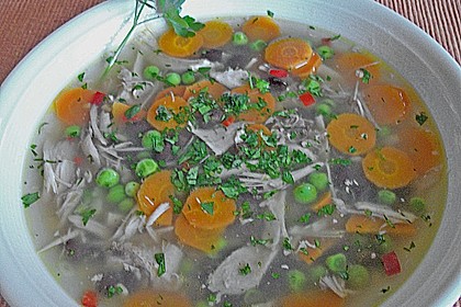 Scharfe Hühnersuppe 12