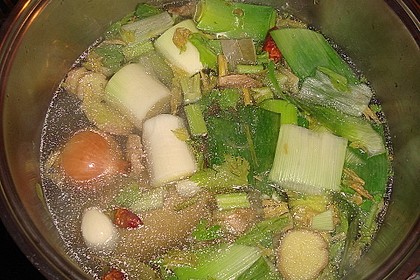 Scharfe Hühnersuppe 4