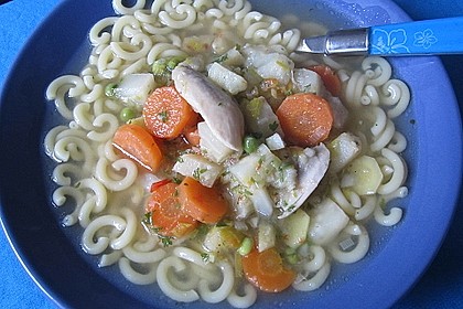 Scharfe Hühnersuppe 11
