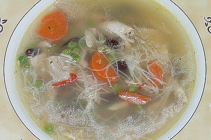 Scharfe Hühnersuppe 10