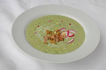 Radieschen - Blattcremesuppe