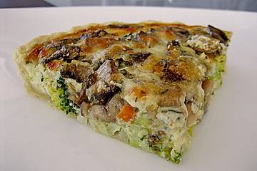 Gemüse - Quiche mit Parmesan