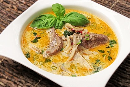 Scharfe Entensuppe