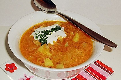 Szegediner Sauerkrautsuppe 2