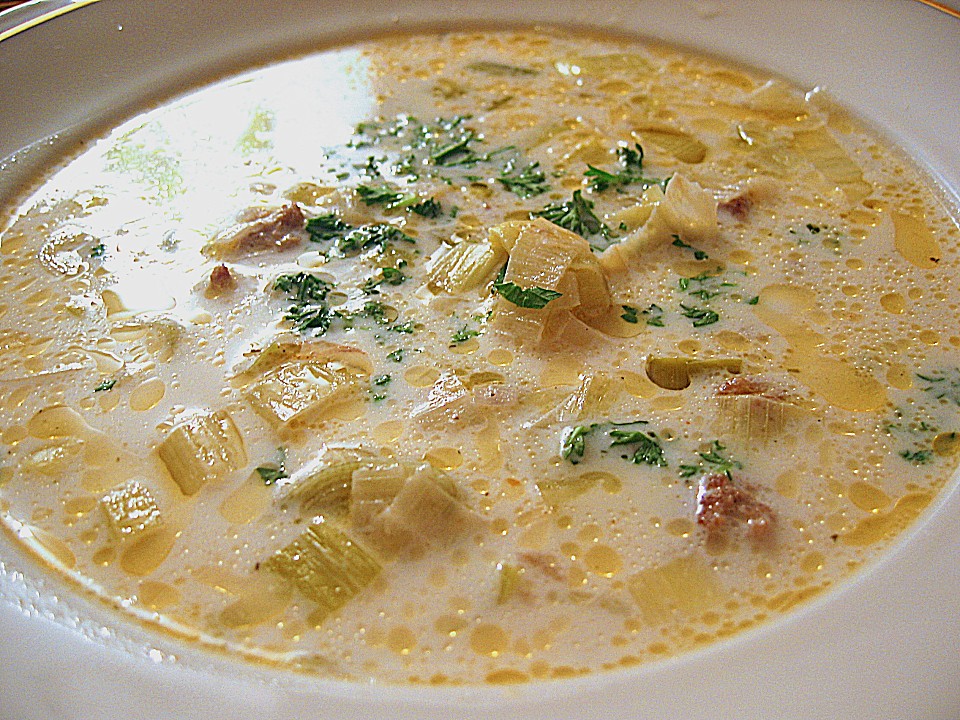 Porree - Käse - Suppe (Rezept mit Bild) von eljonitec | Chefkoch.de