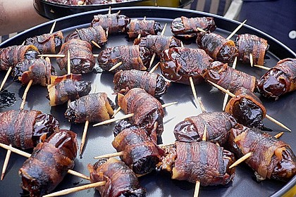Pflaumen mit Bacon