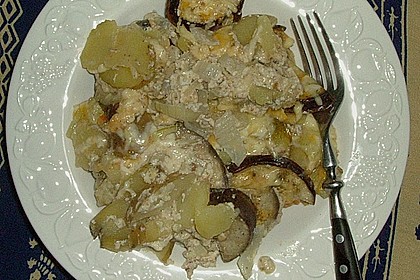 Auberginen - Kartoffel - Auflauf 2