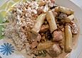 H&auml;hnchengeschnetzeltes in Pilz - Sahne - Sauce