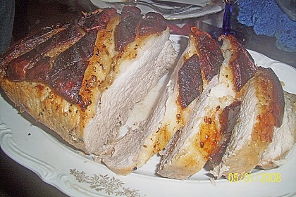 Schweinekrustenbraten in Zwiebel - Bier - Sauce 12