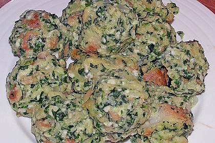 Spinatknödel 4