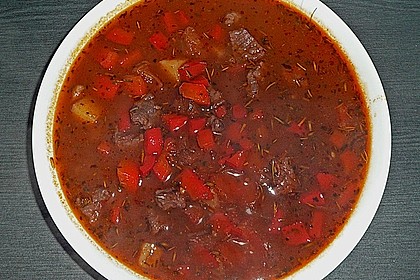 Echte Gulaschsuppe 15