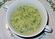 Rucola - Kartoffelsuppe mit H&auml;hnchenbrustfilet