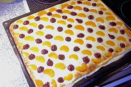 Fruchtiger Blechkuchen
