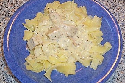 Bandnudel an Lachs 3