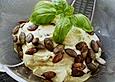 Quarkcreme mit Basilikum