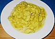 Curryhuhn mit Mango und Banane