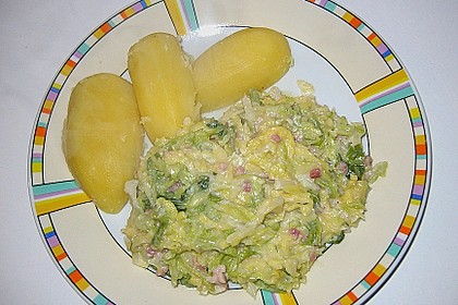 Wirsing in Sahnesauce 1