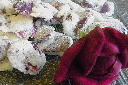 Kandierte Rosenbl&auml;tter 4