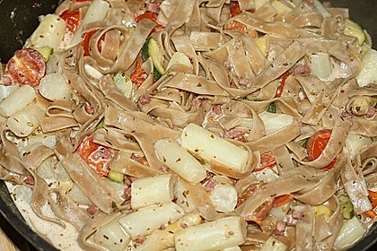 Nudel - Spargel - Pfanne 2