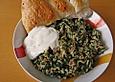 Spinat mit Hackfleisch