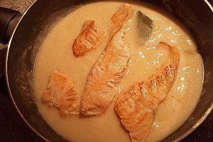 Albertos Lachsfilet mit Asti Spumante 1