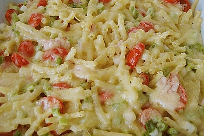 Makkaroni - K&auml;se - Auflauf 4