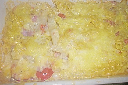 Makkaroni - K&auml;se - Auflauf 6