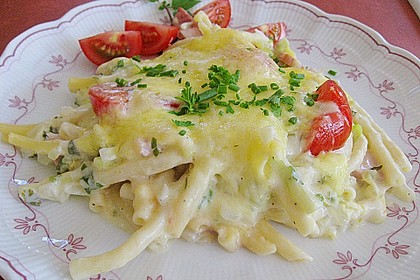 Makkaroni - K&auml;se - Auflauf