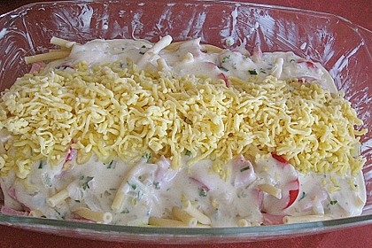 Makkaroni - K&auml;se - Auflauf 2