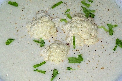 Blumenkohlcremesuppe 1