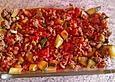 Zucchinihackfleischauflauf mit K&auml;sekruste