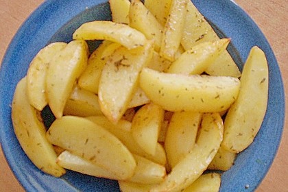 Kartoffelspalten aus dem Ofen 1