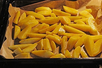 Kartoffelspalten aus dem Ofen 3