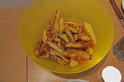 Kartoffelspalten aus dem Ofen 4