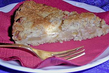 Apfelkuchen mit Haferflocken