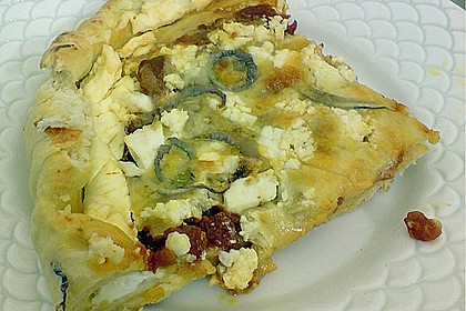 Pizza auf griechische Art