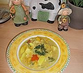 Kartoffel - Curry mit Pfirsich (Bild)