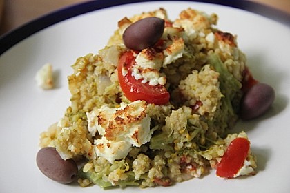 Brokkoli - Hirse mit Feta / Schafskäse 1