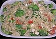 Brokkoli - Hirse mit Feta / Schafsk&auml;se