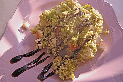 Brokkoli - Hirse mit Feta / Schafskäse 13