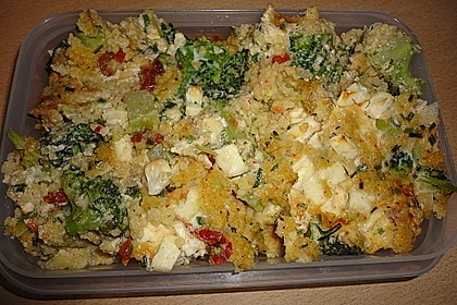 Brokkoli - Hirse mit Feta / Schafskäse 5